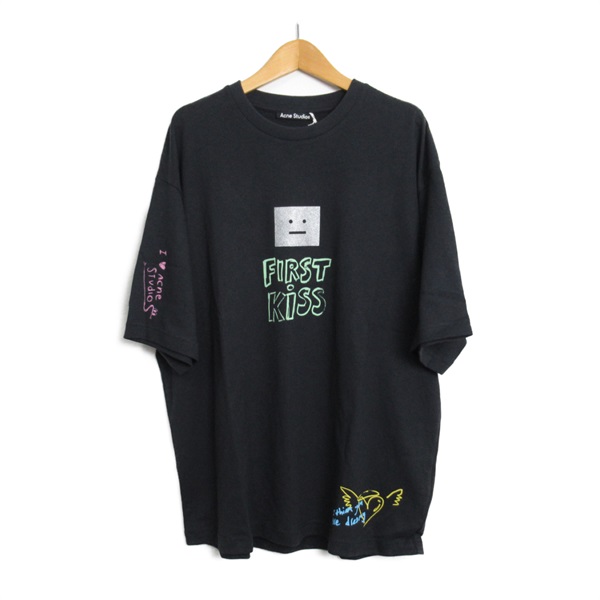 アクネ(ACNE)アクネ スクリブルTシャツ リラックスフィット 半袖T ...