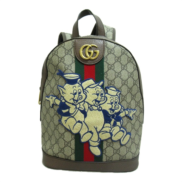 グッチ(GUCCI)グッチ GUCCI × Disney 三匹のこぶた GGスプリーム リュックサック バックパック バッグ レディース  552884｜2101217544191｜【公式】新品中古どちらもブランドの通販ならブランドオフ・オンラインストア| BRAND OFF Online  Store