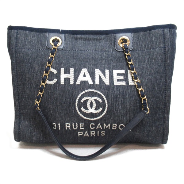 シャネル(CHANEL)ドーヴィルライン チェーントート バッグ ...