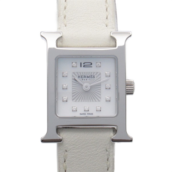 エルメス(HERMES)エルメス Hウォッチミニ 11Pダイヤ 腕時計 時計 