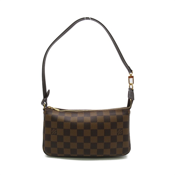 LOUIS VUITTON◇ルイヴィトン/ポシェット・アクセソワール(OLD)_モノグラム_BRW/PVC/ブラウン/茶