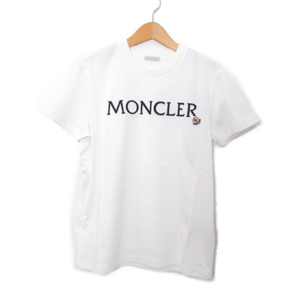 MONCLER モンクレール オフホワイト半袖Tシャツ S若干の差異はご了承くださいませ