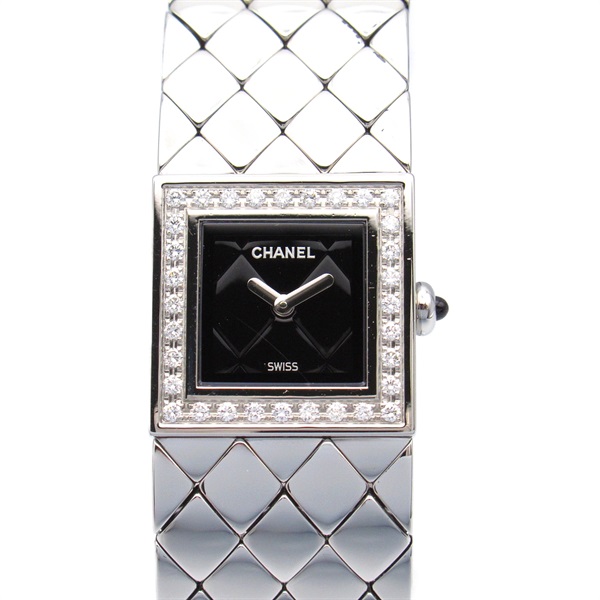 シャネル(CHANEL)シャネル マトラッセ ダイヤベゼル 腕時計 時計 