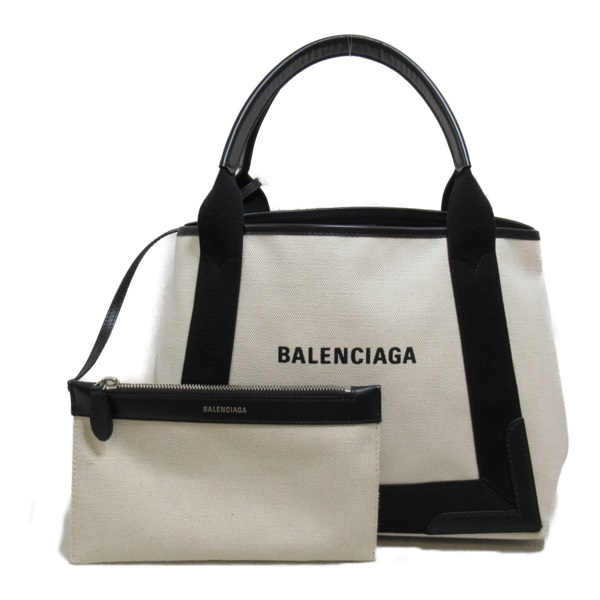 バレンシアガ(BALENCIAGA)バレンシアガ ネイビーカバス トートバッグ