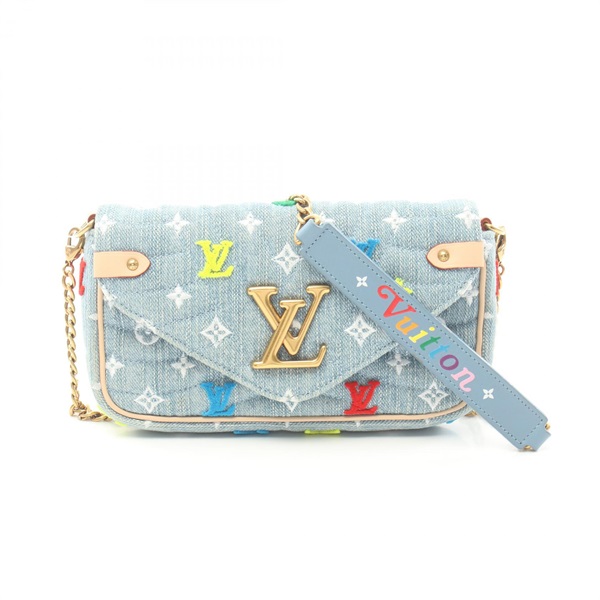 ルイ・ヴィトン(LOUIS VUITTON)ルイ・ヴィトン ニューウェーブ ポシェット チェーン モノグラムデニム ショルダーバッグ バッグ  レディース M67531｜2101217863896｜【公式】新品中古どちらもブランドの通販ならブランドオフ・オンラインストア| BRAND OFF  Online Store