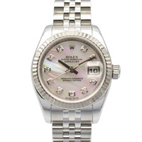 ロレックス デイトジャスト 10Pダイヤ Z番 腕時計 時計 レディース 179174NG