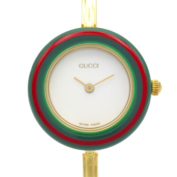 グッチ(GUCCI)グッチ チェンジベゼル 腕時計 時計 レディース  11/12.2｜2101217933384｜【公式】新品中古どちらもブランドの通販ならブランドオフ・オンラインストア| BRAND OFF  Online Store