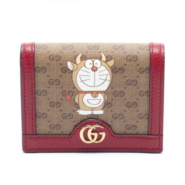 グッチ(GUCCI)グッチ GUCCI × ドラえもん ミニGGスプリーム 二つ折り財布 財布 レディース  654541｜2101217973274｜【公式】新品中古どちらもブランドの通販ならブランドオフ・オンラインストア| BRAND OFF Online  Store