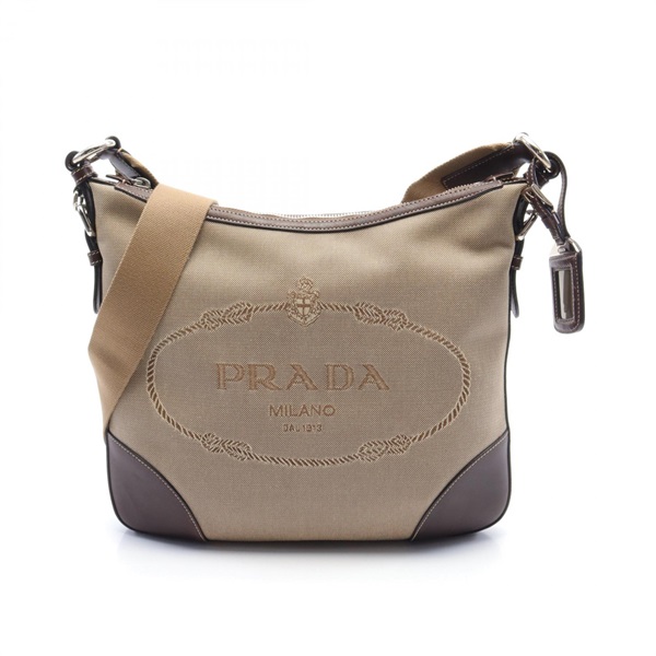 プラダ(PRADA)プラダ LOGO JACQUARD ロゴジャガード ショルダーバッグ バッグ レディース｜2101218018554｜【公式】新品中古どちらもブランドの通販ならブランドオフ・オンラインストア|  BRAND OFF Online Store