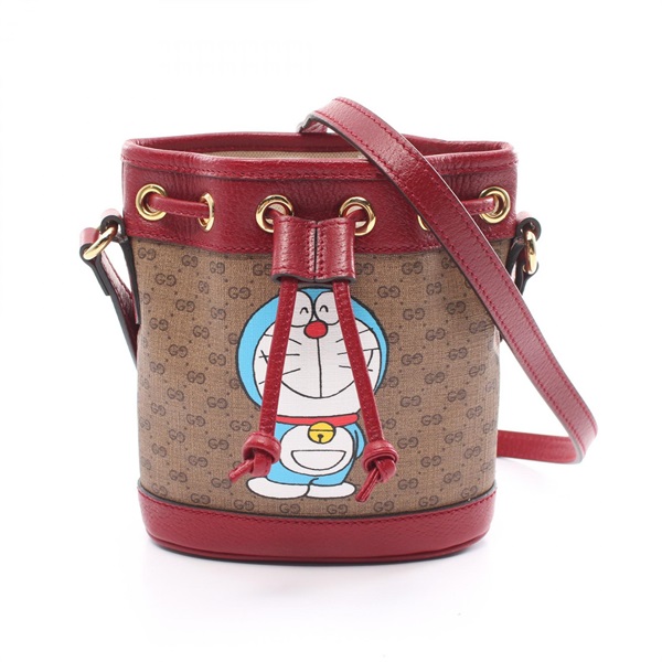 グッチ(GUCCI)グッチ GUCCI × ドラえもん ミニ バケットバッグ マイクロGGスプリーム ショルダーバッグ バッグ レディース  647801｜2101218059915｜【公式】新品中古どちらもブランドの通販ならブランドオフ・オンラインストア| BRAND OFF Online  Store