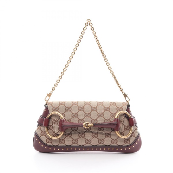 グッチ(GUCCI)グッチ ホースビット GGキャンバス ハンドバッグ バッグ レディース  119186｜2101218071443｜【公式】新品中古どちらもブランドの通販ならブランドオフ・オンラインストア| BRAND OFF Online  Store