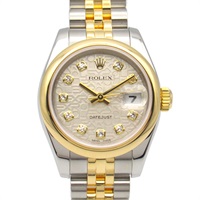 ロレックス(ROLEX)ロレックス デイトジャスト 10Pダイヤ F番 腕時計 時計 レディース  179163G｜2101218216905｜【公式】新品中古どちらもブランドの通販ならブランドオフ・オンラインストア| BRAND OFF  Online Store