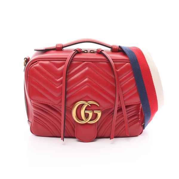 グッチ(GUCCI)グッチ GGマーモント トップハンドルバッグ ハンドバッグ バッグ レディース  498100｜2101218220049｜【公式】新品中古どちらもブランドの通販ならブランドオフ・オンラインストア| BRAND OFF Online  Store