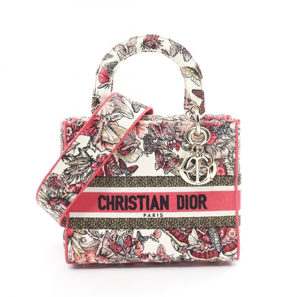 クリスチャンディオール(Christian Dior)クリスチャンディオール Lady D-Lite ミディアムバッグ エンブロイダリー ハンドバッグ  バッグ レディース｜2101218237191｜【公式】新品中古どちらもブランドの通販ならブランドオフ・オンラインストア| BRAND OFF  Online Store