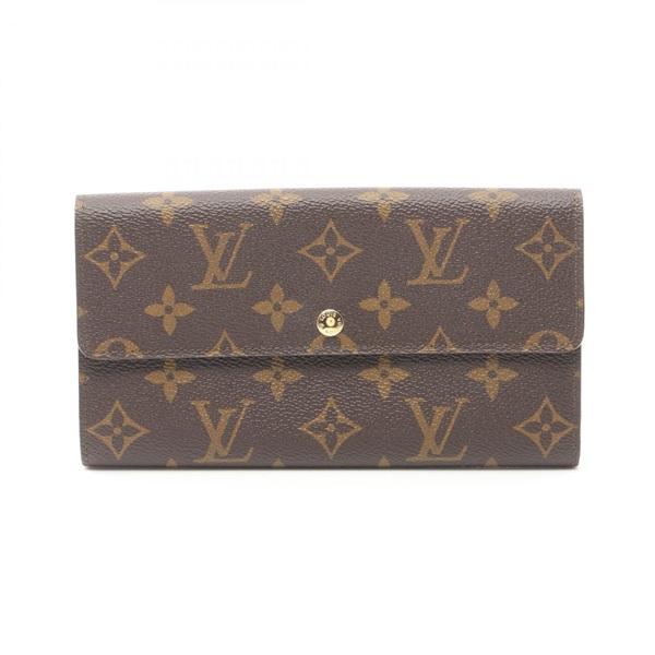 中古】LOUIS 微笑ましかっ VUITTON｜ルイ・ヴィトン エピ ポシェット ポルト モネ クレディ 二つ折り長財布