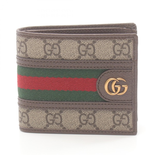 グッチ(GUCCI)グッチ オフィディア GGスプリーム シェリーライン 二つ折り財布 財布 メンズ レディース  59760696IWT8745｜2101218241600｜【公式】新品中古どちらもブランドの通販ならブランドオフ・オンラインストア| BRAND  OFF Online Store