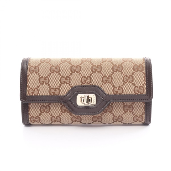 グッチ(GUCCI)グッチ ルーチェ GGキャンバス 二つ折り長財布 財布 レディース  790034FADHW9742｜2101218242034｜【公式】新品中古どちらもブランドの通販ならブランドオフ・オンラインストア| BRAND  OFF Online Store