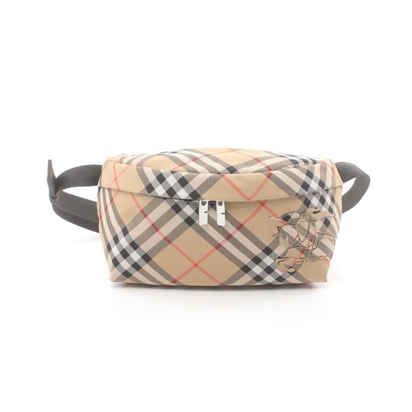 バーバリー BURBERRY ヴィンテージチェック ウエストバッグ バッグ キャンバス メンズ ベージュ系 / マルチカラー たゆ 8091780 【