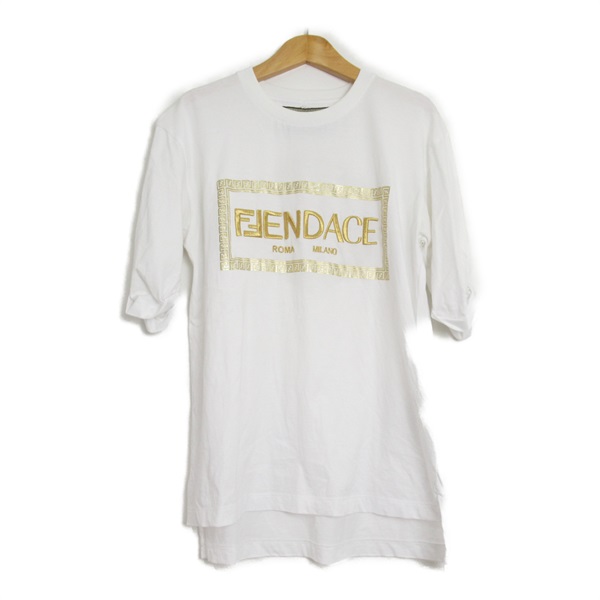 Fendi×Versace コラボ ロゴ Tシャツ XLサイズ☆ - トップス