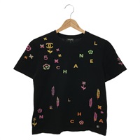 シャネル(CHANEL)シャネル マルチロゴ ニット Tシャツ 半袖Tシャツ ...