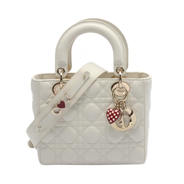 ディオール LADY DIOR MY ABCDIOR レディディオール カナージュ スモール ハンドバッグ バッグ レディース M0538ONGE