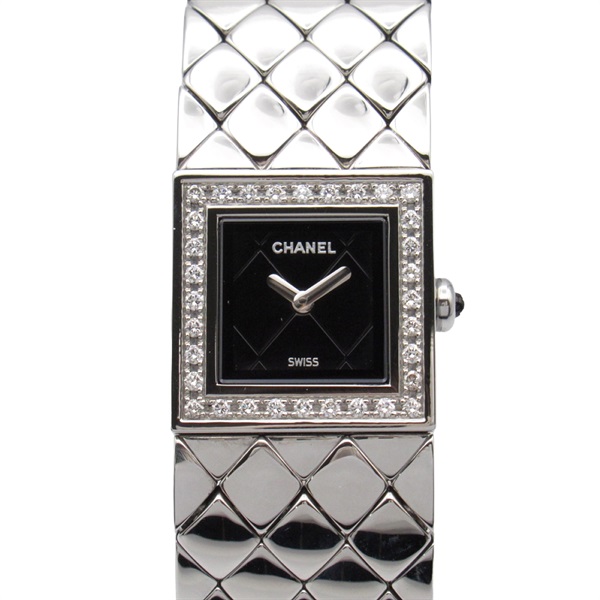 シャネル(CHANEL)シャネル マトラッセ ダイヤベゼル 腕時計 時計 