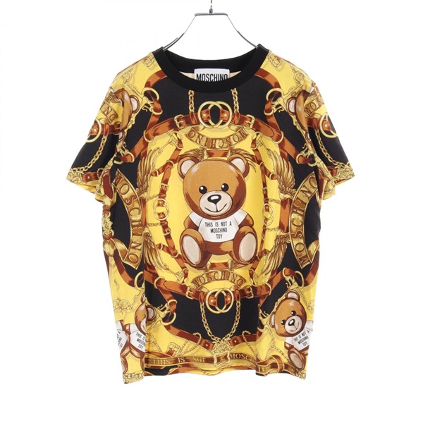 MOSCHINO モスキーノ】イタリアンテディベア Tシャツ 細う XXS レディース