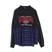 バレンシアガ AUTHENTIC PATCHED カットソー 衣料品 トップス メンズ レディース 698227