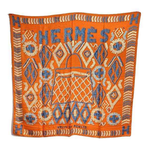 2022年秋冬 HERMES エルメス マフラー ニット トリ マイヨン シェーヌダンクル モチーフ ブリュム カシミヤ100% 新品未使用