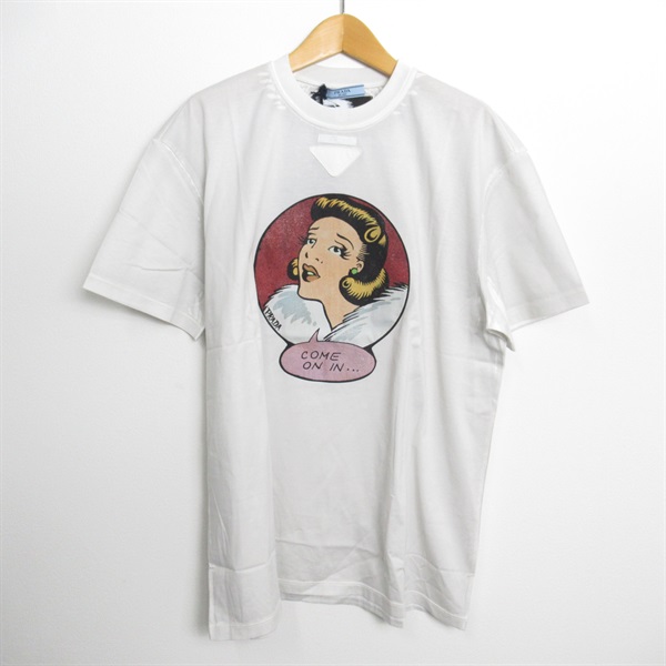 プラダ(PRADA)プラダ Tシャツ 半袖Tシャツ 衣料品 トップス レディース ...