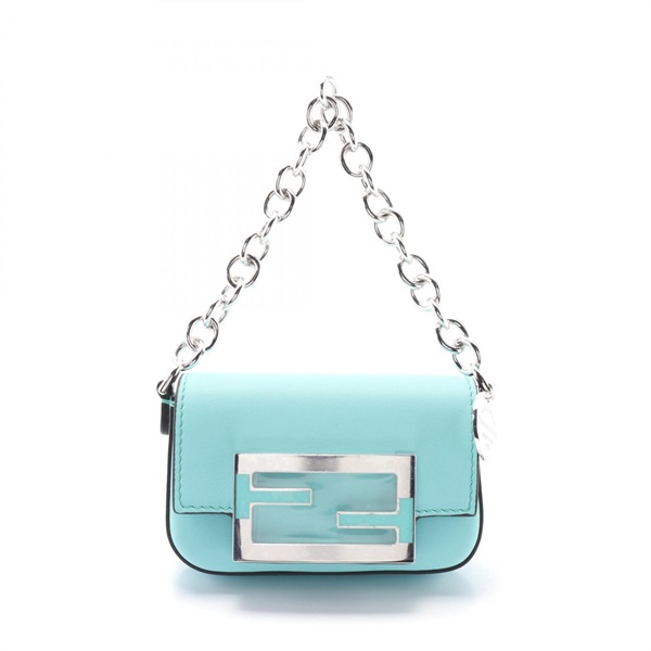 フェンディ FENDI × TIFFANY & Co. ナノ バゲット チャーム ハンドバッグ バッグ レディース 7AS045