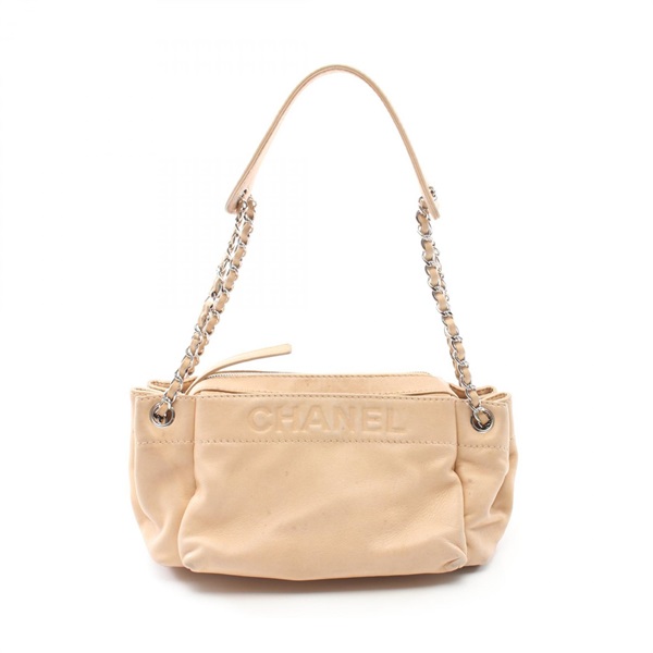 シャネル(CHANEL)シャネル チェーンショルダーバッグ ロゴ カーフ SV ショルダーバッグ バッグ  レディース｜2120700034407｜【公式】新品中古どちらもブランドの通販ならブランドオフ・オンラインストア| BRAND OFF Online  Store