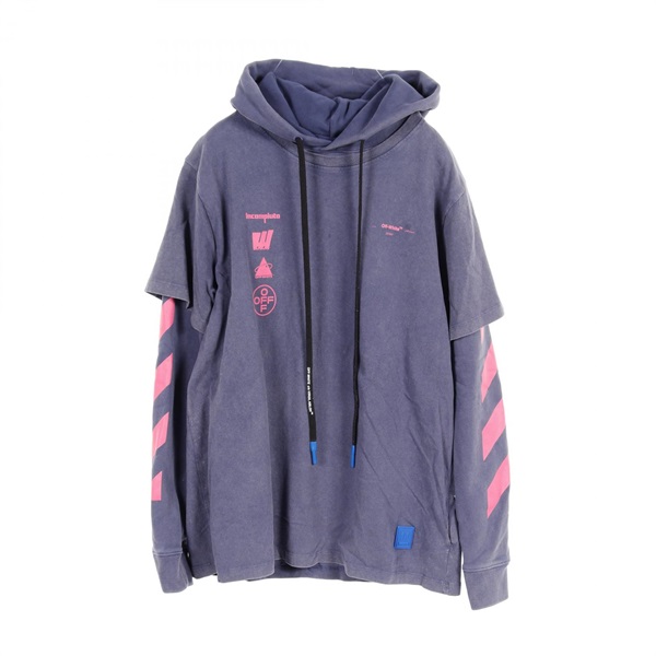 オフホワイト(OFF-WHITE)オフホワイト DIAG MARIANA DOUBLE TEE HOODIE パーカー 衣料品 トップス  メンズ｜2120700039686｜【公式】新品中古どちらもブランドの通販ならブランドオフ・オンラインストア| BRAND OFF Online  Store