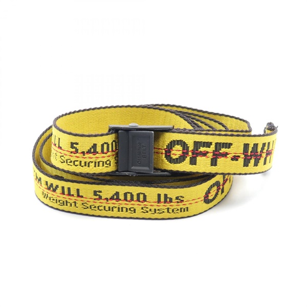 OFF-WHITE オフホワイト CLASSIC INDUSTRIAL 暑く BELT クラシックインダストベルト OWRB009R19223088  イエロー