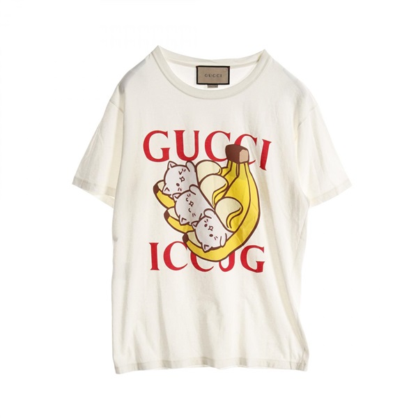 グッチ GUCCI × ばなにゃ カットソー 衣料品 トップス レディース