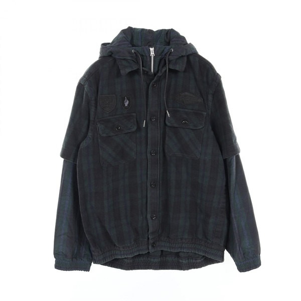 サカイ(Sacai)サカイ Gonz Multi Patch Plaid Hoodie その他ジャケット 衣料品 アウター メンズ  24-03548M｜2120700151142｜【公式】新品中古どちらもブランドの通販ならブランドオフ・オンラインストア| BRAND OFF  Online Store