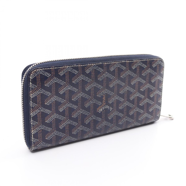 【中古】 ゴヤール(GOYARD) ゴヤール マティニョン GM ラウンド長財布 財布 メンズ レディース W約20cm X H約10cmx D約2cm