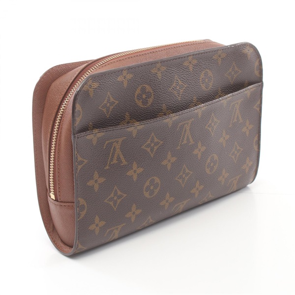 P5倍9/30＆10/1限定☆さらに最大5,000円OFFクーポン】ルイヴィトン クラッチ・セカンドバッグ Louis Vuitton  モノグラム・シャドウ ポシェット・ヴォワヤージュ スープル M82545 メンズ 寒 ブラック 黒