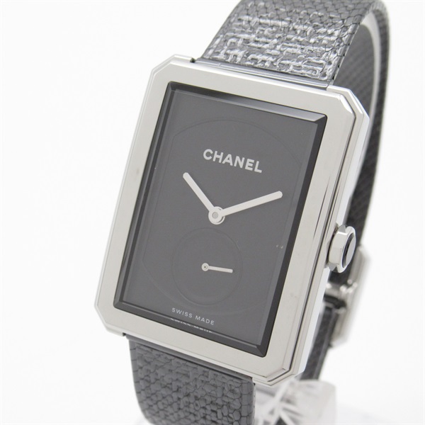 シャネル(CHANEL)ボーイフレンド ツイード ラージモデル 腕時計 