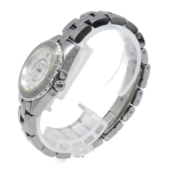 シャネル(CHANEL)J12 クロマティック 8Pダイヤ 腕時計 ウォッチ 