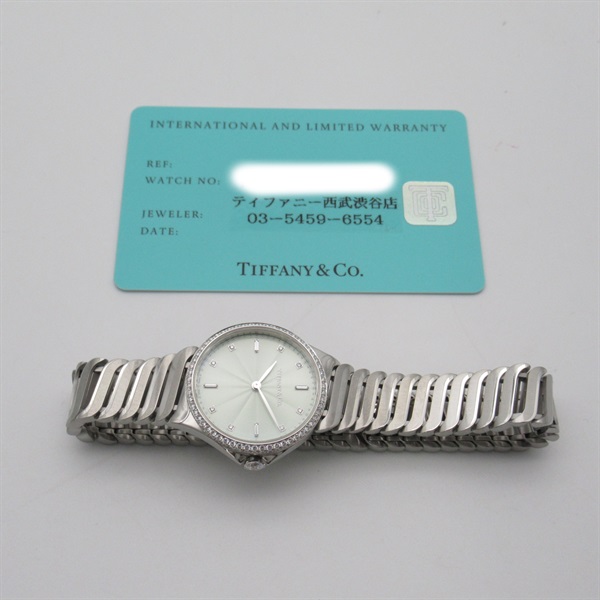 ティファニー(TIFFANY＆CO)ティファニー メトロ ダイヤベゼル 腕時計 