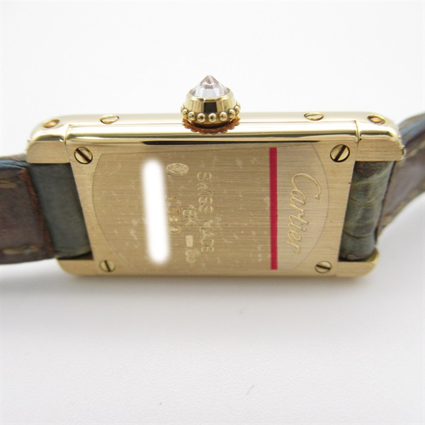 カルティエ(CARTIER)カルティエ タンクアロンジェ ダイヤベゼル 腕時計