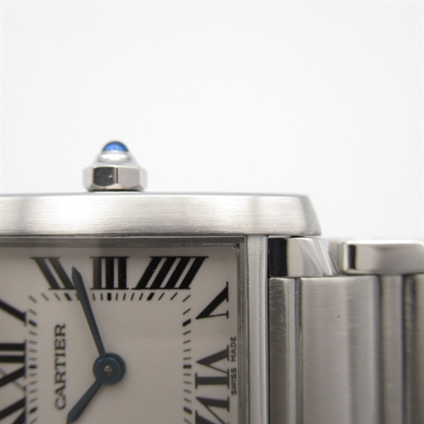 【在庫新品】0604D カルティエ Cartier 腕時計 純正 Dバックル 14mm シルバー レザーベルト用 マストタンク ロードスター パシャ バロンブルー 等 箱、保証書、付属品