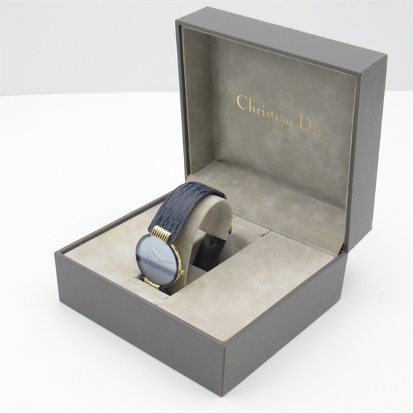ディオール バギラ 腕時計 ウォッチ ブランドオフ Dior GP（ゴールドメッキ） 腕時計 GP/革  レディース