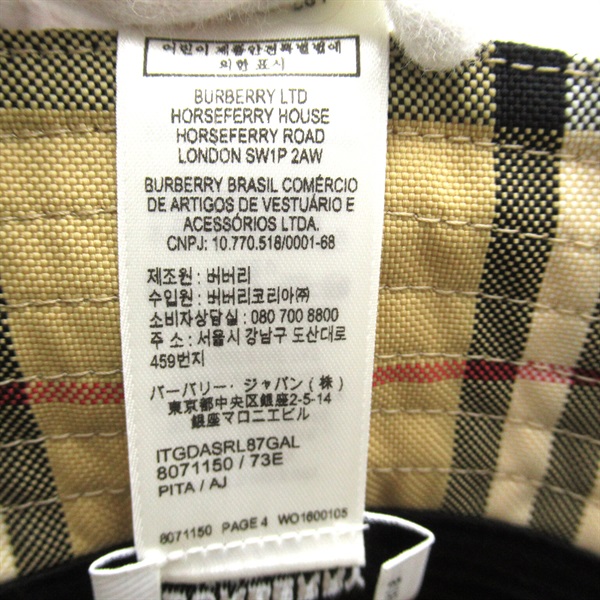 バーバリー(BURBERRY)バーバリー バーバリーチェック ハット ハット ...