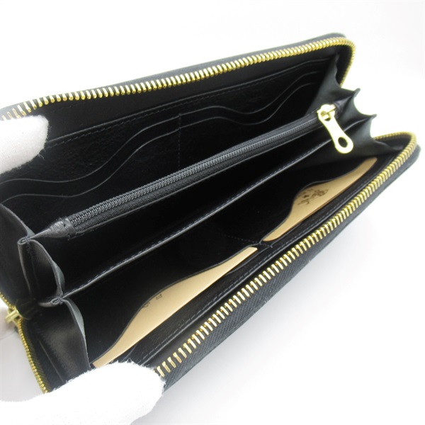 【発売開始】新品 イルビゾンテ 財布 ブラック 長財布 ラウンド コインケース 二つ折り 小物