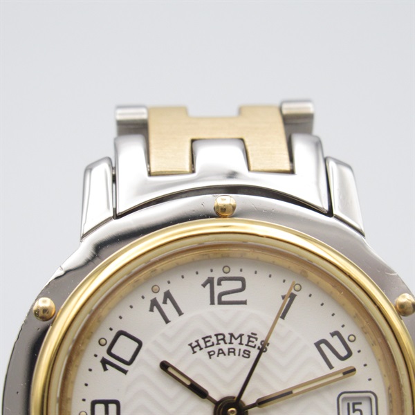 エルメス(HERMES)エルメス クリッパーコンビ 腕時計 時計 レディース 