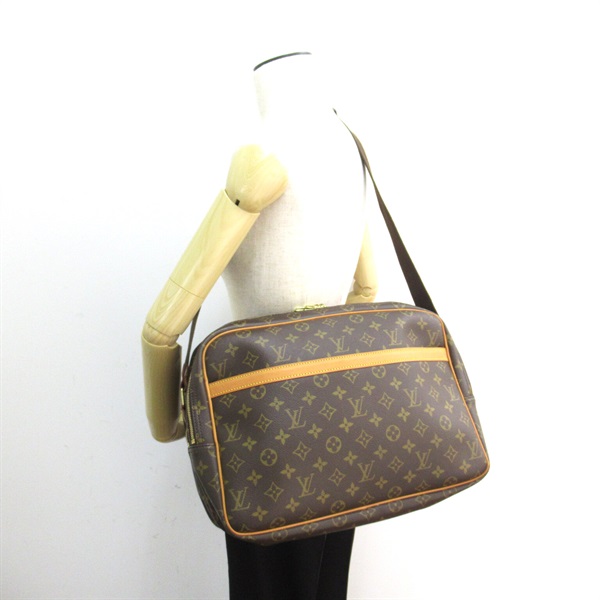 LOUIS VUITTON◇リポーターGM_モノグラム・キャンバス_BRW/PVC/BRW