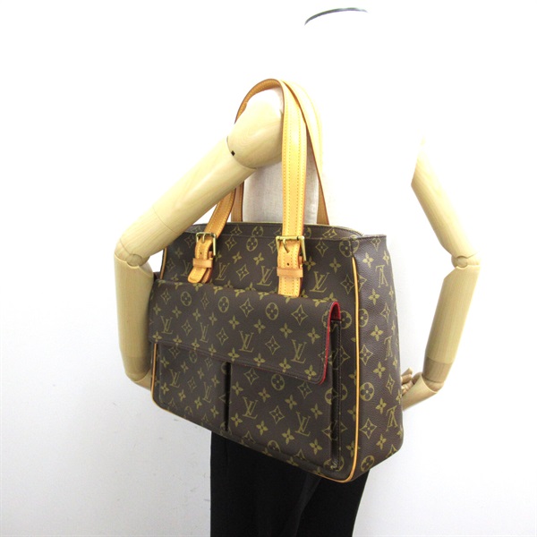 LOUIS VUITTON◇M51162/ミュルティ・プリシテ_モノグラム_BRW/PVC/BRW