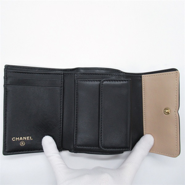 シャネル(CHANEL)シャネル 三つ折り財布 三つ折り財布 財布 レディース